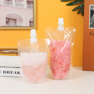Bolsa desechable para bebidas, bolsa de plástico para medicina, jugo líquido, autosuficiente, transparente, para alimentos, leche de soja, bolsa de embalaje - Product Image 4
