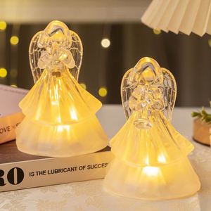 2026 New Christmas Decoration Gift LED Glowing <b>Angel</b> Night Light <b>Crystal</b> <b>Angel</b> Glowing Decoration Ornaments Christmas Gifts - Product Image 6