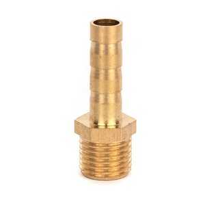 Adaptador de latón con rosca macho para manguera de jardín y fontanería - Product Image 1