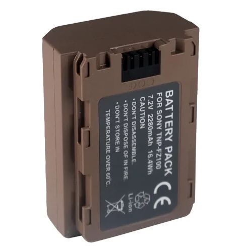 7.2V 2280mAh TNP-FZ100 Type C Rechargeable Camera Battery Compatible with so Ny A9/ A9II/ A7RIII/A7RIV/A7III/A