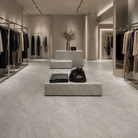 Nouvelle conception 2026 – Carrelage en porcelaine effet marbre mat doux 600x1200mm, antidérapant R10, étanche, pour sols intérieurs de villas