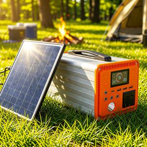 Estación de Energía Solar Portátil de 600W/300W, Onda Sinusoidal Pura, Batería de Iones de Litio de 2048Wh, Gran Capacidad, Respaldo Móvil para Exteriores y Hogar - Product Image 4