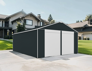 SG3040 Structure en acier Véhicule <span class=keywords><strong>Carport</strong></span> Double Garage pour <span class=keywords><strong>2</strong></span> <span class=keywords><strong>voitures</strong></span> <span class=keywords><strong>Carport</strong></span> Garage de stockage en métal <span class=keywords><strong>Kit</strong></span> de Garage préfabriqué Hangar à outils extérieur - Product Image 4