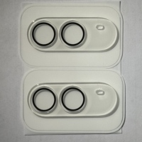 Gpin - Pour iPhone Duo 9H Verre trempé Couverture complète Anti-empreintes digitales Anti-rayures Protection d'objectif d'appareil photo HD transparente
