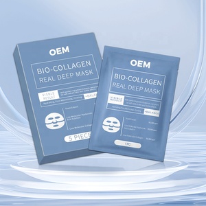 OEM/ODM Vegan levha maske-uzun giyen anti-kırışıklık ve cilt sıkılaştırıcı organik hidrolize kollajen kaldırma maskesi - Product Image 2