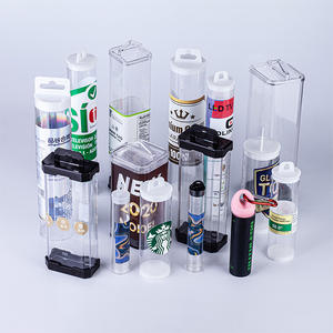 Anpassbare Klare PC/PVC/PET Kunststoffröhrchen für Lippenstiftverpackungen Hohe Klarheit Form Anpassbar Durchmesser (17,5-70mm) Großbestellungen - Product Image 1