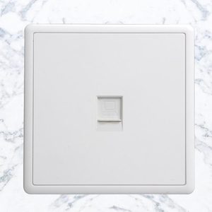 Cat6 Cat7 <b>Wall</b> Plate 86 Type Network Computer TV Telephone Socket <b>Panel</b> Modular Gigabit Broadband Adaptable Easy Install - Product Image 1