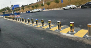 Tự động thủy lực tăng bollard có thể thu vào thép không gỉ điều khiển từ xa bãi đậu xe hàng rào an ninh & bảo vệ sản phẩm - Product Image 4