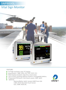 EUR VET High Quality Veterinary Equipment <strong>Vital</strong> <strong>Signs</strong> Monitor Patient Monitoring Device Exclusively Designed for Veterinary - Product Image 6