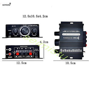 AK170 Mini Amplificatore Digitale per Arcade, Altoparlante in Metallo da 4 Pollici, Kit Fai-da-te, Modulo Audio per <span class=keywords><strong>Auto</strong></span>, Macchina da <span class=keywords><strong>Gioco</strong></span>, Musica per Feste MP3 - Product Image 3