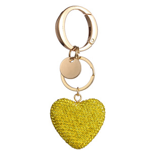 Pendentif de sac Bling Bling, porte-clés cœur en strass avec diamants - Product Image 5