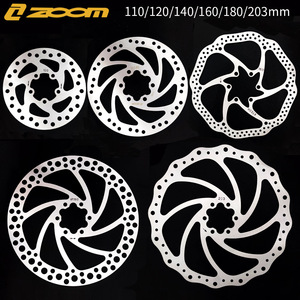 قرص فرامل خفيف الوزن من سبائك الألومنيوم للتبريد 160 مم بمكبسين متين مع ذراع ثلاثي الأصابع ووسادات معدنية مركبة للدراجات الهوائية والجبلية - Product Image 1