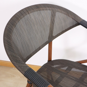 Ensemble de salle à manger bistro moderne en or pour l'extérieur chaise de patio en <span class=keywords><strong>bambou</strong></span> avec <span class=keywords><strong>balcon</strong></span> horeca en métal pour restaurants cafés et halls - Product Image 6