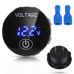 Voltmètre numérique LED étanche <span class=keywords><strong>24V</strong></span> CC pour voiture, moto et autres véhicules universels, fourni par l'usine ABILKEEN. - Product Image 6