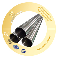 Tubo higiénico sanitario de acero inoxidable pulido WSG ASME BPE SF1 TP316L, tamaños de 0,5 a 6 pulgadas