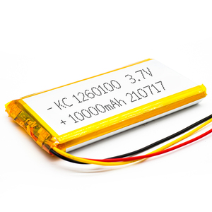 High Discharge Rechargeable <strong>Lipo</strong> <strong>Battery</strong> 1260110 3.7v <strong>10000mAh</strong> Polymer <strong>Battery</strong> for Power Bank - Product Image 6