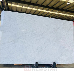Newstar Chất lượng cao bán buôn tấm đá cẩm thạch hiện đại đơn giản Trắng phiến đá cẩm thạch Carrara Trắng phiến đá cẩm thạch - Product Image 3