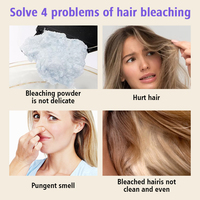 Keraliss - Tinte Capilar Profesional Orgánico para Cabello Rubio, Inofensivo, con Oxígeno, Cosmético, Ecológico, Sin Amoníaco, Sin Silicona