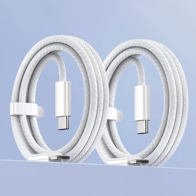 Factory Wholesale Nylon Braid Jacket USB-C Data Cable for Apple for Samsung for Galaxy Mobile Phones Colorful Used for Computer