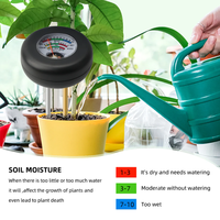 Nouveau sol PH-mètre métal double sonde Mode capteur d'humidité détecteur jardin plante fleur légumes sol fertilité analyseur