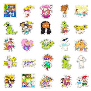 50 autocollants de dessins animés très vendus, imperméables, décoratifs, pour skateboard, bagages, ordinateur portable, animation <span class=keywords><strong>Rugrats</strong></span> Go Wild - Product Image 4