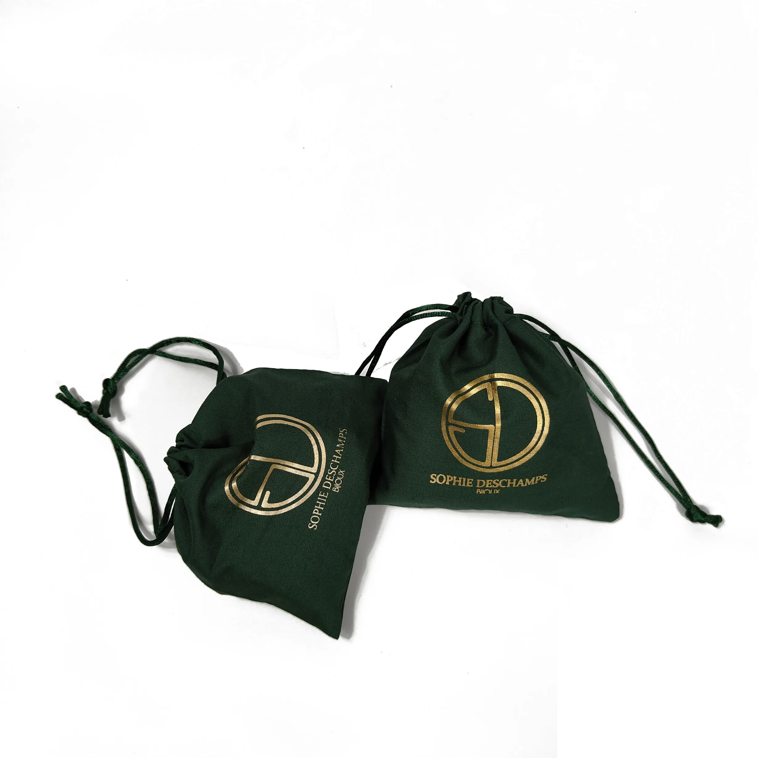 Factory direct cotton organza bags with drawstring cotton bag jewelry bag Chinese herbal sachet with LOGO printing