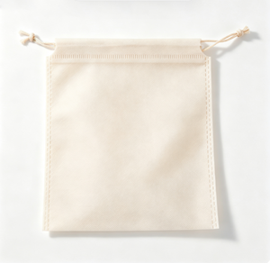 Sac à cordon en non-tissé thermosoudé, imprimé sur mesure, portable, pour cadeaux, voyages et rangement - Product Image 2
