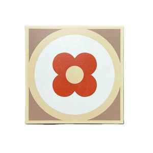 300 rosso Premium x 300mm antiscivolo antiscivolo piccolo stile floreale Full Body piastrelle in gres porcellanato in marmo - Product Image 6