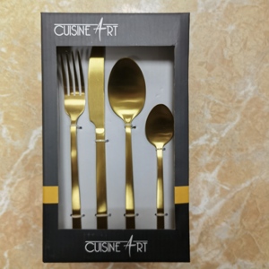 Biểu Tượng Tùy Chỉnh <span class=keywords><strong>16PC</strong></span> Vàng Thép Không Gỉ Nhỏ Món Tráng Miệng Trà Thìa Hàng Đầu Người Bán Hàng Nhà Máy Dùng Một Lần <span class=keywords><strong>Flatware</strong></span> Cho Đám Cưới - Product Image 6