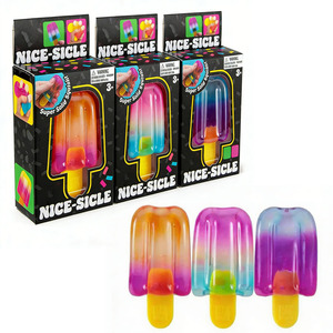 Produit phare Zhaoan TPR Ice Cream Squeeze Squishy Popsicle Stress Relief Toy Model 26-4-8 pour filles et garçons de 5 à 7 ans - Product Image 1