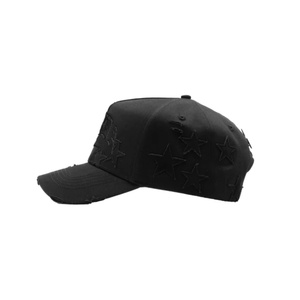 Gorras G5 Thirty-One 31 al por mayor, gorra de béisbol de algodón de 5 paneles (con relieve), bordado con pedrería, admite personalización - Product Image 3