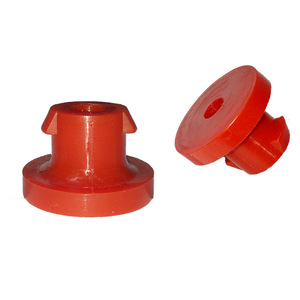 TPU Buffer <b>Block</b> Red Round Automotive Bumper Parts Custom Made <b>Plastic</b> Component - Product Image 4