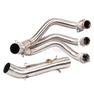 Convient pour Yamaha <span class=keywords><strong>MT09</strong></span> <span class=keywords><strong>Tracer</strong></span> Section avant Yamaha FZ09 Tuyau d'échappement avant en acier inoxydable - Product Image 5