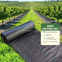 Toile anti-mauvaises herbes perméable à l'eau 80 g/m² pour l'agriculture, l'aménagement paysager commercial, les projets municipaux et les vergers
