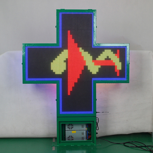 Écran d'affichage programmable extérieur Wifi P10, double face, super lumineux, enseigne LED en forme de <span class=keywords><strong>croix</strong></span> pour <span class=keywords><strong>pharmacie</strong></span> - Product Image 6