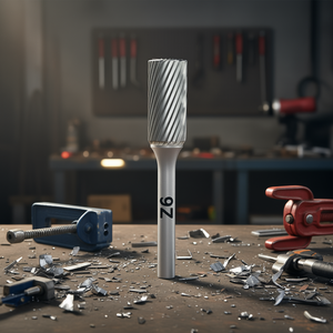 Fresa Rotativa Cilíndrica Ttake Md de 3 mm de Diámetro y 14 mm de Longitud, Corte Z6 para Corte de Metal - Product Image 3