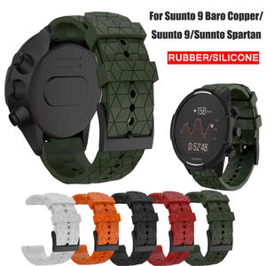 Correa de reloj de silicona con textura de neumático deportivo, venta al por mayor, correa de reloj inteligente transpirable suave para Suunto <span class=keywords><strong>9</strong></span> Baro - Product Image 4