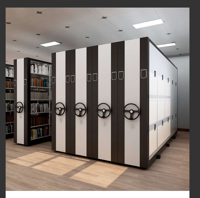 Sanjian архивная ручная полка для хранения документов система библиотека компактная полка мобильный механический шкаф массовые компактные стеллажи