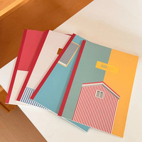 Carnet en cuir rigide A6 B6 avec dentelle jacquard à motif floral, organisateur de papier multifonctionnel pour usage promotionnel, vente en gros