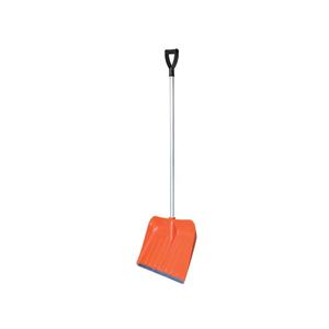 Pelle à neige industrielle robuste en plastique avec bord métallique et poignée ergonomique en D pour le déneigement des allées - Product Image 4