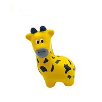 Balle anti-stress en mousse PU en forme de girafe, jouet éducatif précoce, gadget à presser pour soulager le stress, cadeaux de bienvenue doux pour fêtes