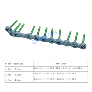 Pelat ALPS pengunci rekonstruksi Titanium bedah hewan tipe L 1.8/2.2/3.2/4.2mm pelat sekrup ortopedi hewan peliharaan - Product Image 6