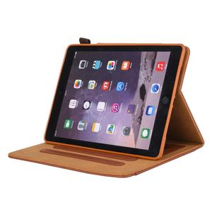 <span class=keywords><strong>Funda</strong></span> de cuero para tableta de estilo ejecutivo, carcasa tipo billetera para <span class=keywords><strong>iPad</strong></span> 10,2, marrón, de 9. ª generación, novedad - Product Image 4