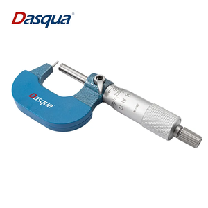 أداة دقيقة مقياس ميكرومتر أنبوبي ميكانيكي من Dasqua 0-25 مع سقاطة أسطوانية لإيقاف الكشتة - Product Image 3