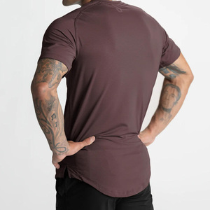 Mode 250 Gsm <span class=keywords><strong>t</strong></span>-shirts Logo personnalisé surdimensionné goutte épaule 100% coton Premium <span class=keywords><strong>T</strong></span>-<span class=keywords><strong>Shirt</strong></span> hommes manches courtes Slim Fit Gym hauts - Product Image 4