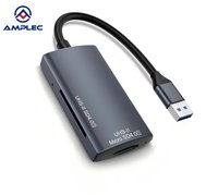 Lector de tarjetas de doble ranura tipo C para SD 4.0, microSD UHS-II, CFexpress, adaptador OTG de alta velocidad, uso externo, para portátil, teléfono, cámara