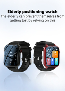 นาฬิกาข้อมืออัจฉริยะสำหรับผู้สูงอายุ พร้อมระบบแจ้งเตือนภัย GPS 4G SOS ตรวจจับการล้ม ดีไซน์แม่เหล็ก กันน้ำ IP67 หน้าปัดทรงเหลี่ยม พร้อมฟังก์ชั่นนาฬิกาปลุก - Product Image 2