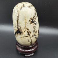 Kualitas Terbaik Bagus Cina Alami Paintbrush Seni Rakyat Batu Ornamen Batu Permata Kerajinan untuk Dekorasi Liburan