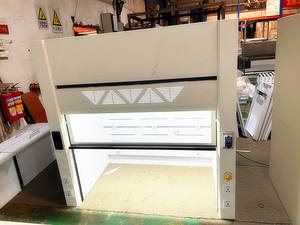 Hotte de <span class=keywords><strong>laboratoire</strong></span> chimique, armoire à fumées à conduit pour les laboratoires pharmaceutiques, universitaires et de R&D avec volet et éclairage LED - Product Image 6