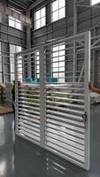 Fabricants de persiennes motorisées en aluminium architectural pour l'extérieur, lames réglables